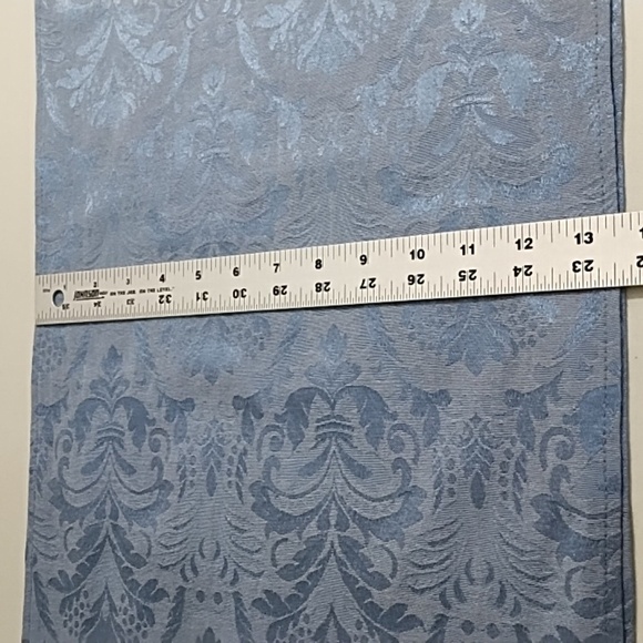 Charming Easter Scape Bunny Figurine & Blue Table Runner 70" L X 13" W - Picture 8 of 16